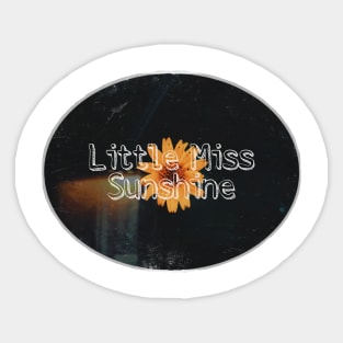 Little Miss Sunshine aesthetic beautiful dream love romantic vintage flower sun positive Sticker